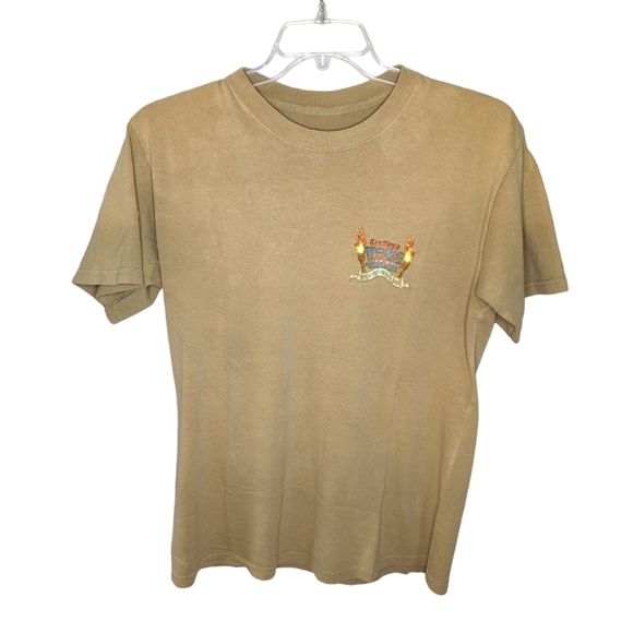 Vintage Grumpy's Disney Seven Dwarves Tiki Hut Mens Tshirt Size Medium - Picture 1 of 4